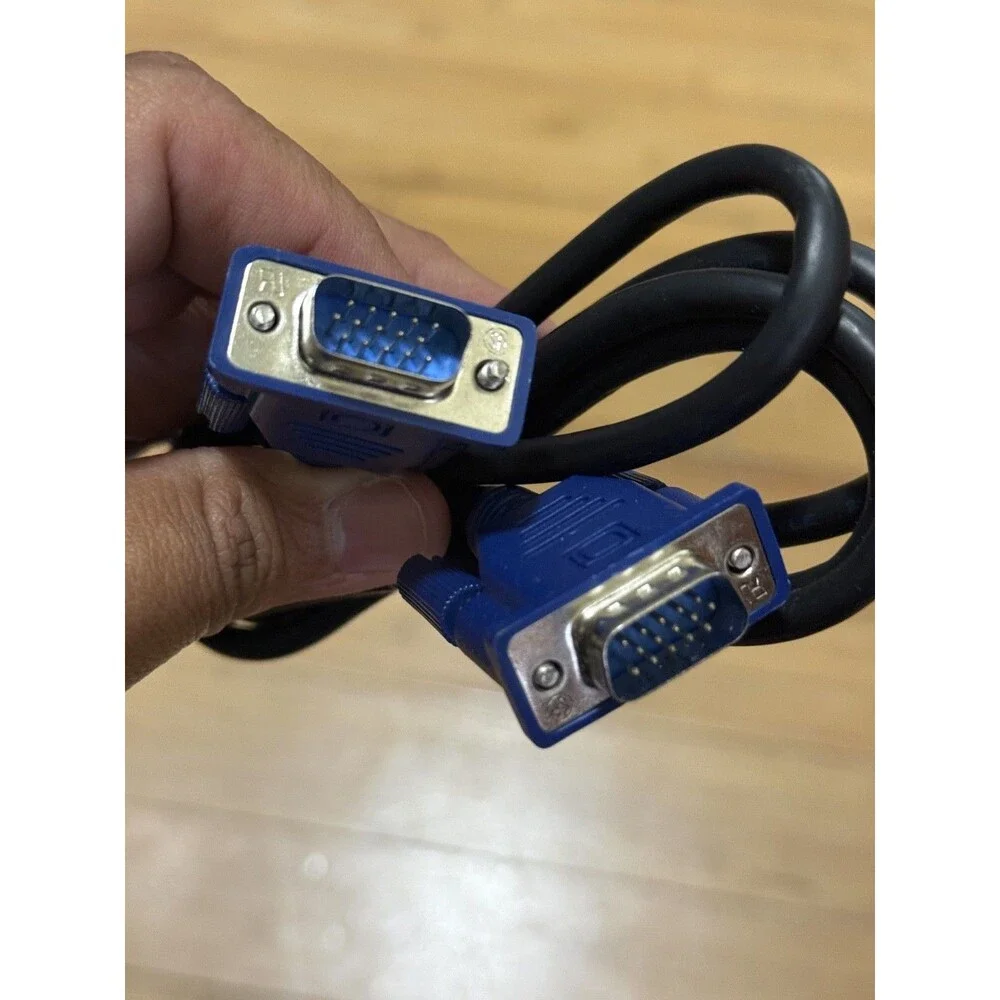 Heavy Duty VGA Cable 56 inches Male to Male SVGA Monitor Cord Computer 1080p